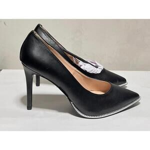 BCBGeneration Harlia Womens Size 9 Classic Black Leather High Heel Pumps New